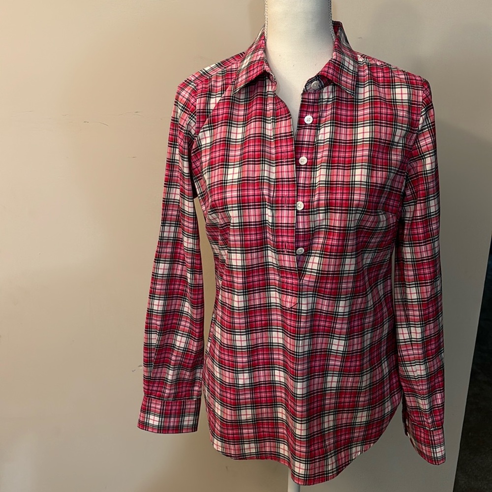 Vineyard Vines Plaid Blouse